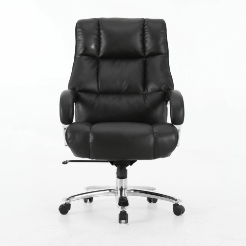 Кресло руководителя Brabix Premium Bomer HD-007 до 250 кг, кожа, черное 531939 фото 2